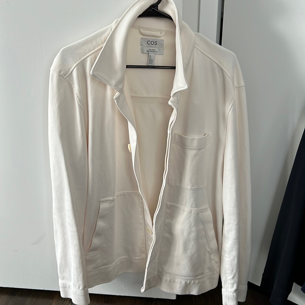 Mens Cos button up sweater